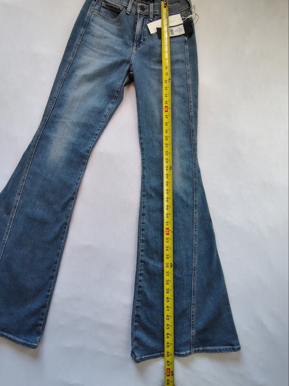Women’s Blue Flared Jeans - Picture 2 of 12
